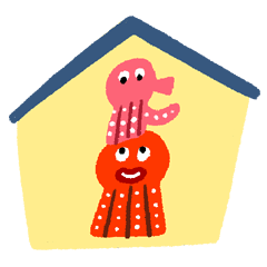 Octopus parent and child