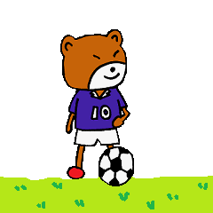Bear's favorite soccer