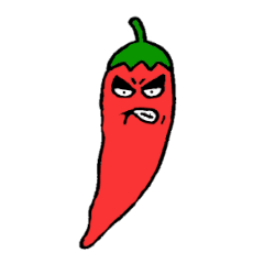 Red Pepper Kun Line Stickers Line Store