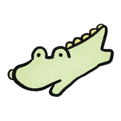 Selo de reação de crocodilo