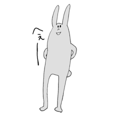 "HE~"rabbit