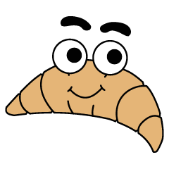 HeadUP Character: Mr Croissant