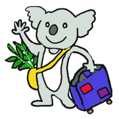 Koala going to Osaka