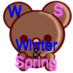Bear chocolate-Winter. Spring