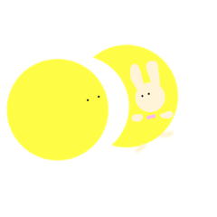 rabbit in moon