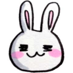 Shiny eyes rabbit
