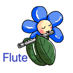 Nemophila and Flute