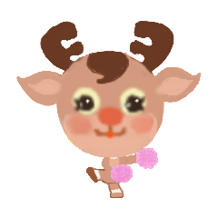 reindeer Lily is running around world