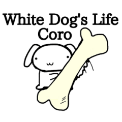 White dog Life. English Version.
