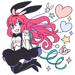 A Cute Little Rabbit Girl