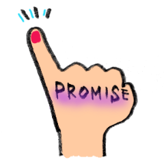 Hand happy message