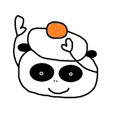 Kagami-mochi panda
