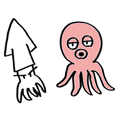 イカか タコか Line スタンプ Line Store