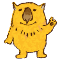 Dossu-kun (Fatty wombat)