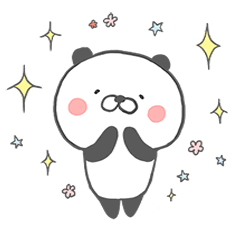 cutie panda sticker