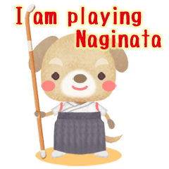 Naginata animal stickers (English)