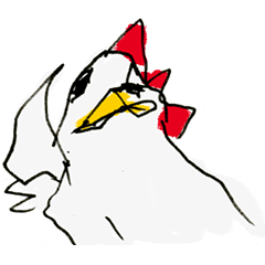 A chicken drawn by my niece, no words