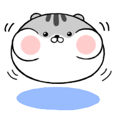 Sticker of the hamster