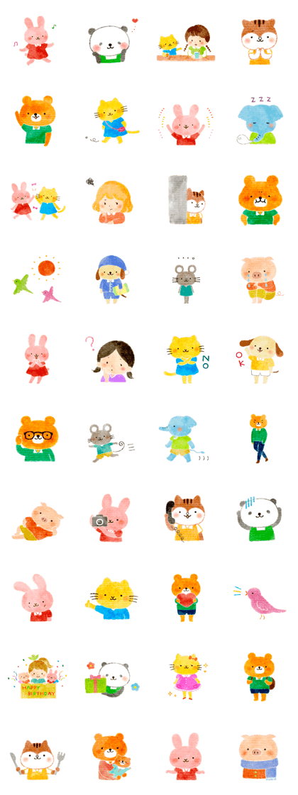 animal and occasional girl. animal and occasional girl.