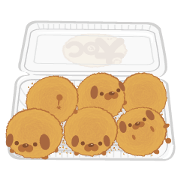 Everyday of croquette dog