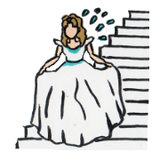 Sticker of the fairy tale