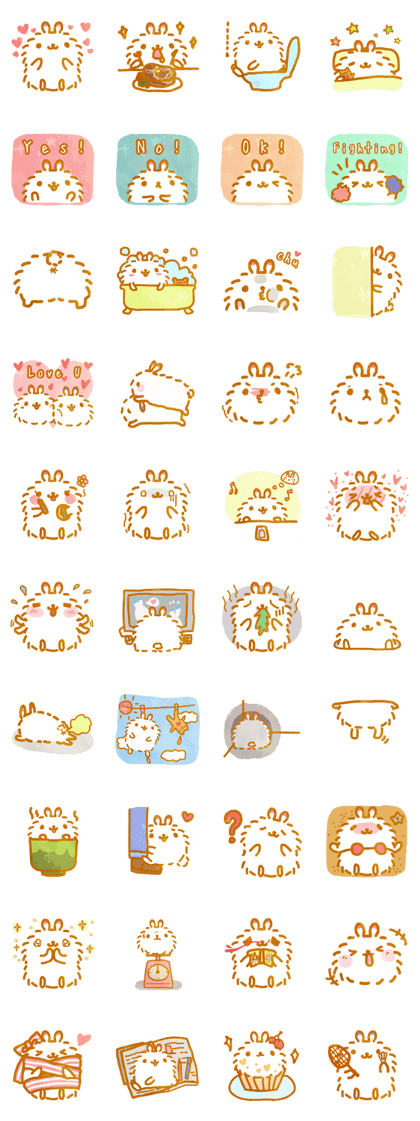 Fluffy Bunny's daily life