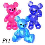 Crystal Bear 3D Pt.1 (Greeting)