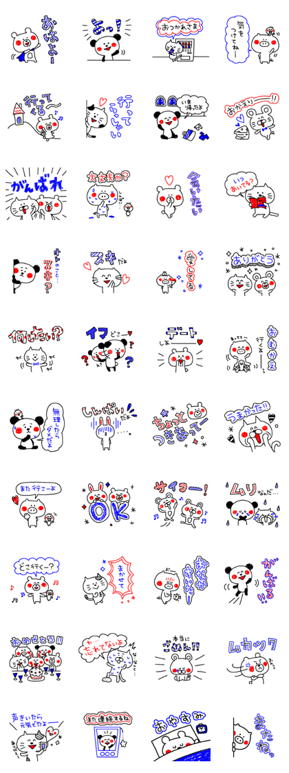 -3 color pen-sticker-Men's