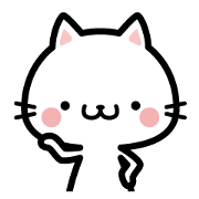 "White nyan" white cat "White nyan" white cat