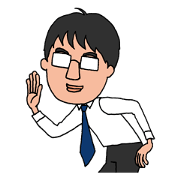 Office worker wearing glasses