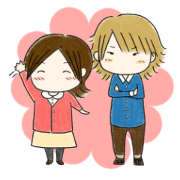 "Woo-chan" and "Mee-kun" "Woo-chan" and "Mee-kun"