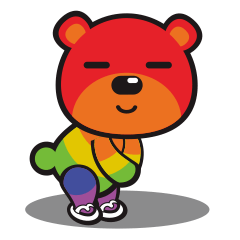 Rainbow Bear Gomi