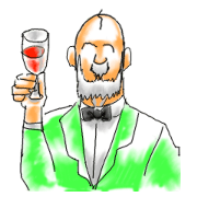 Cheerful old man Cheerful old man