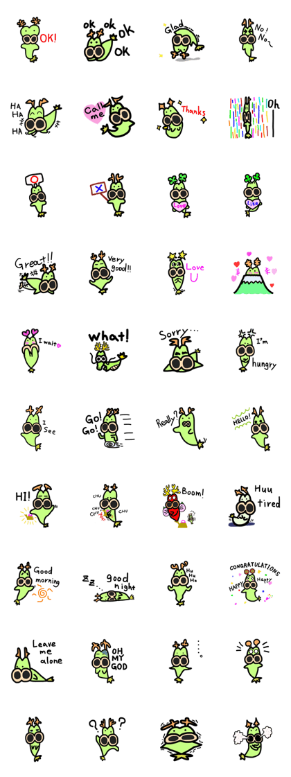 Pretty green Doragon.[English]