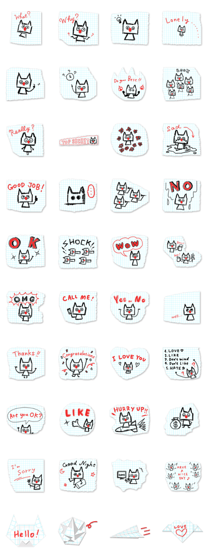 Thrown-out letters! Thrown-out letters!