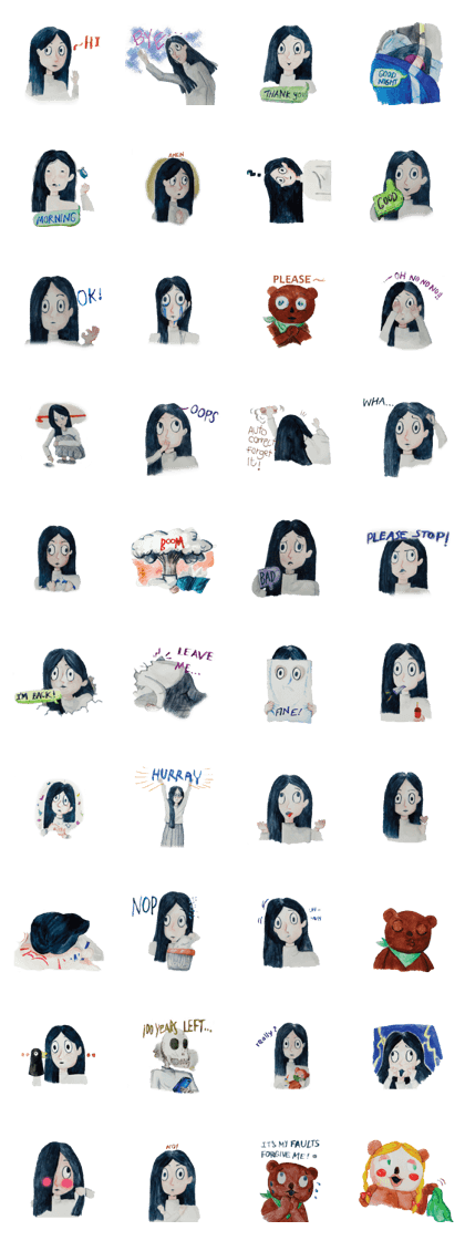 Lanty with her teddy