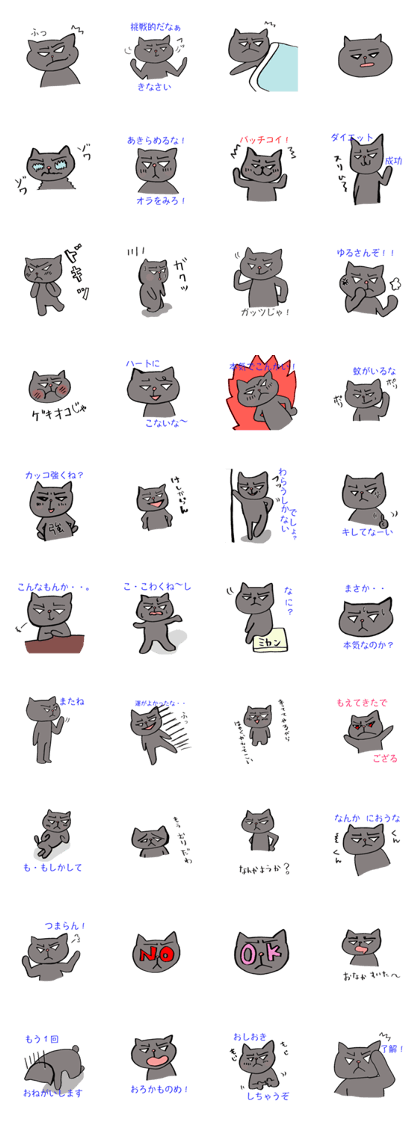 Cat always displeased face Cat always displeased face