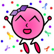 Pink circle people Pink circle people