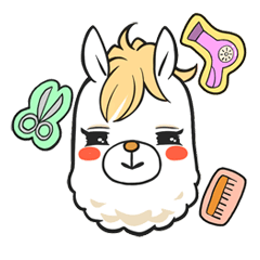 Alpaca of Aku volume hairdresser