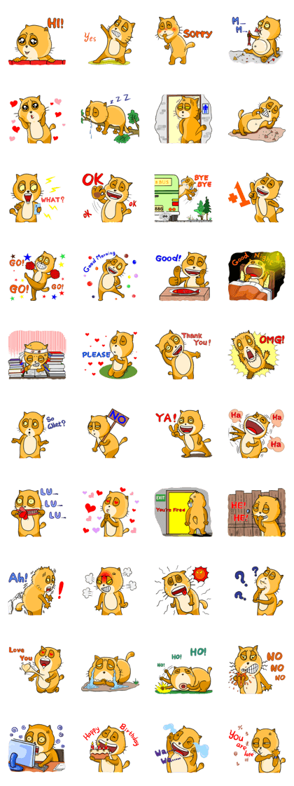 I am a funny cat! I am a funny cat!