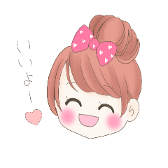Sticker of cheerful Lulu-chan