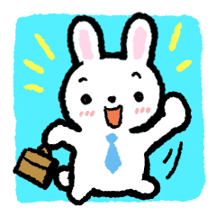 Working rabbit father