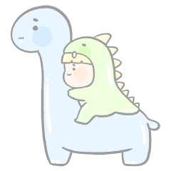 Baby Boy in Dino Suit : Daily Life