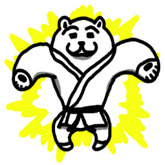 Karate White Bear 2