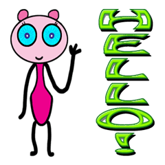 異星人aa 英語版 Line スタンプ Line Store