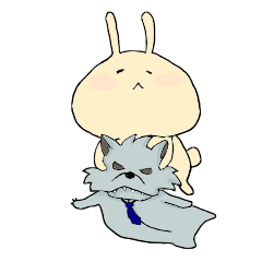 The Rabbit Office Worker Line Stickers Line Store