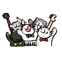 バンド猫 Line スタンプ Line Store バンド猫 Line スタンプ Line Store
