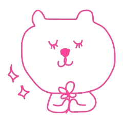 Colorful bear(transparency)