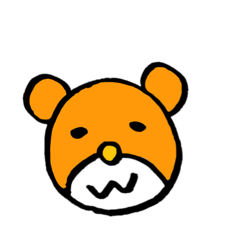 cute cute bear Sticker