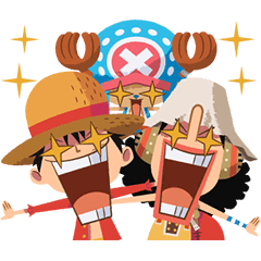 Animated ONE PIECE Super-Cute Stickers
